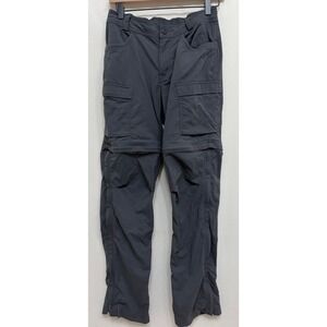 REI Co-op Sahara Convertible Hiking Pants Women Size 4 Charcoal Gray